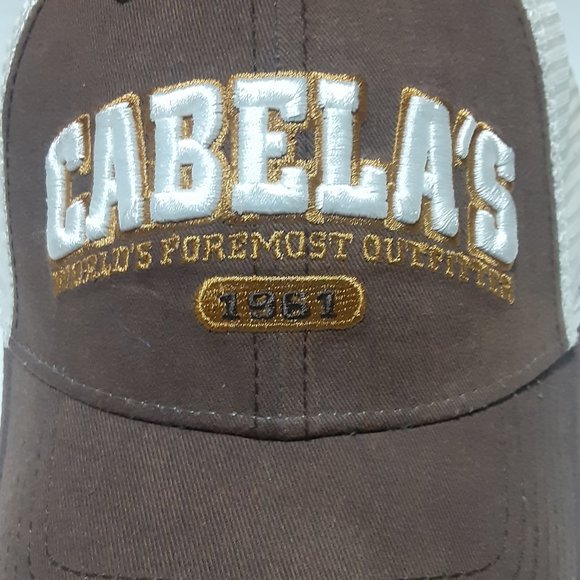 Cabela's mesh back velcro strap adjustable hat/cap - Picture 2 of 8